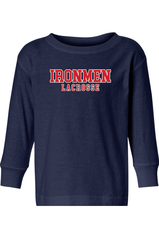 Ironmen Lacrosse Toddler Long Sleeve T-Shirt Signature Lacrosse