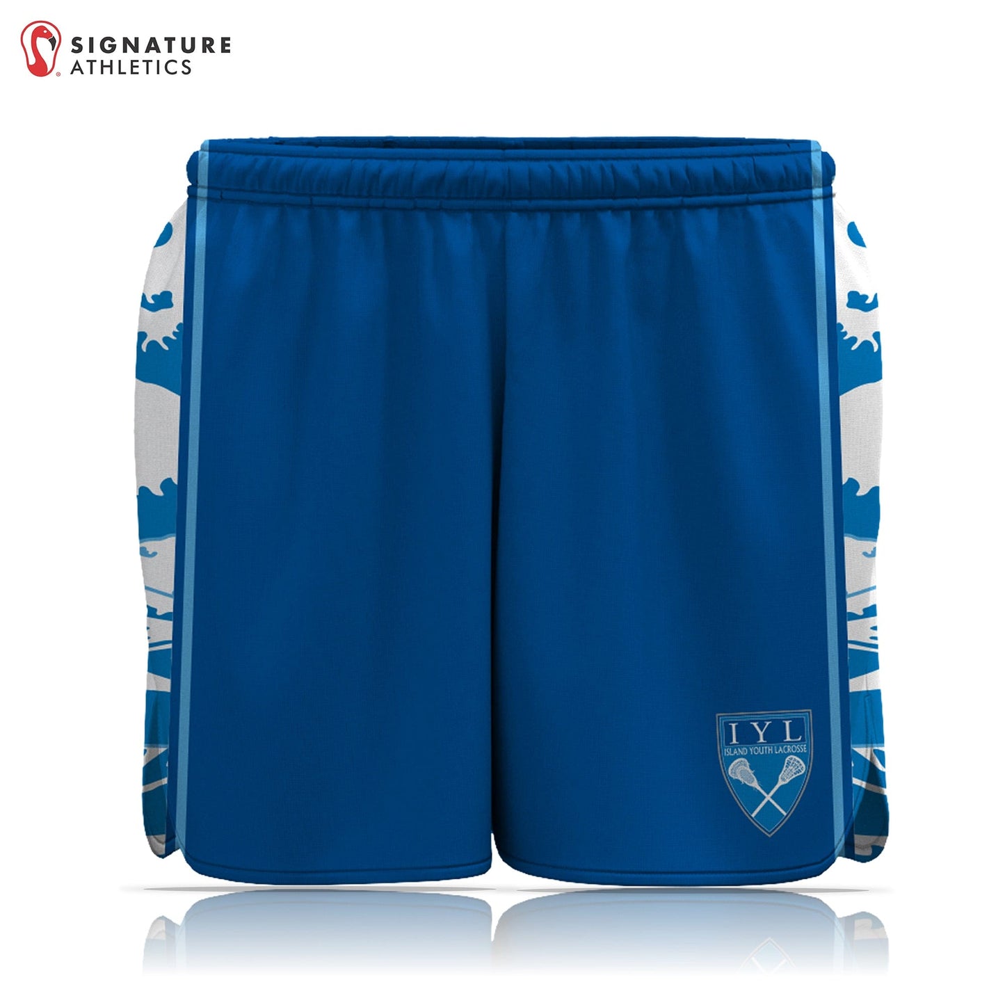 Island Breakers Lacrosse Women's Game Shorts: Breakers Girls 3/4 Signature Lacrosse