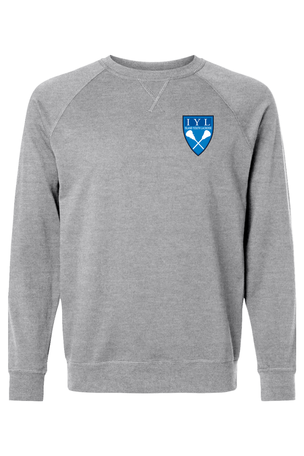 Island Breakers LC Adult Heavyweight Raglan Long Sleeve Signature Lacrosse