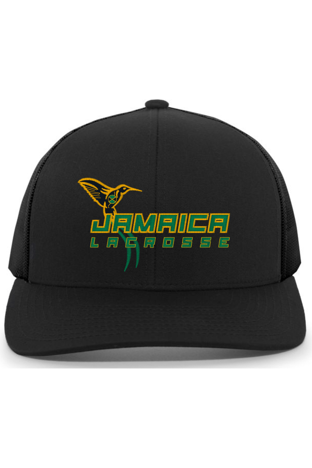 Jamaica Lacrosse Embroidered Trucker Hat Signature Lacrosse