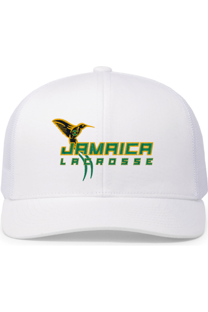 Jamaica Lacrosse Embroidered Trucker Hat Signature Lacrosse