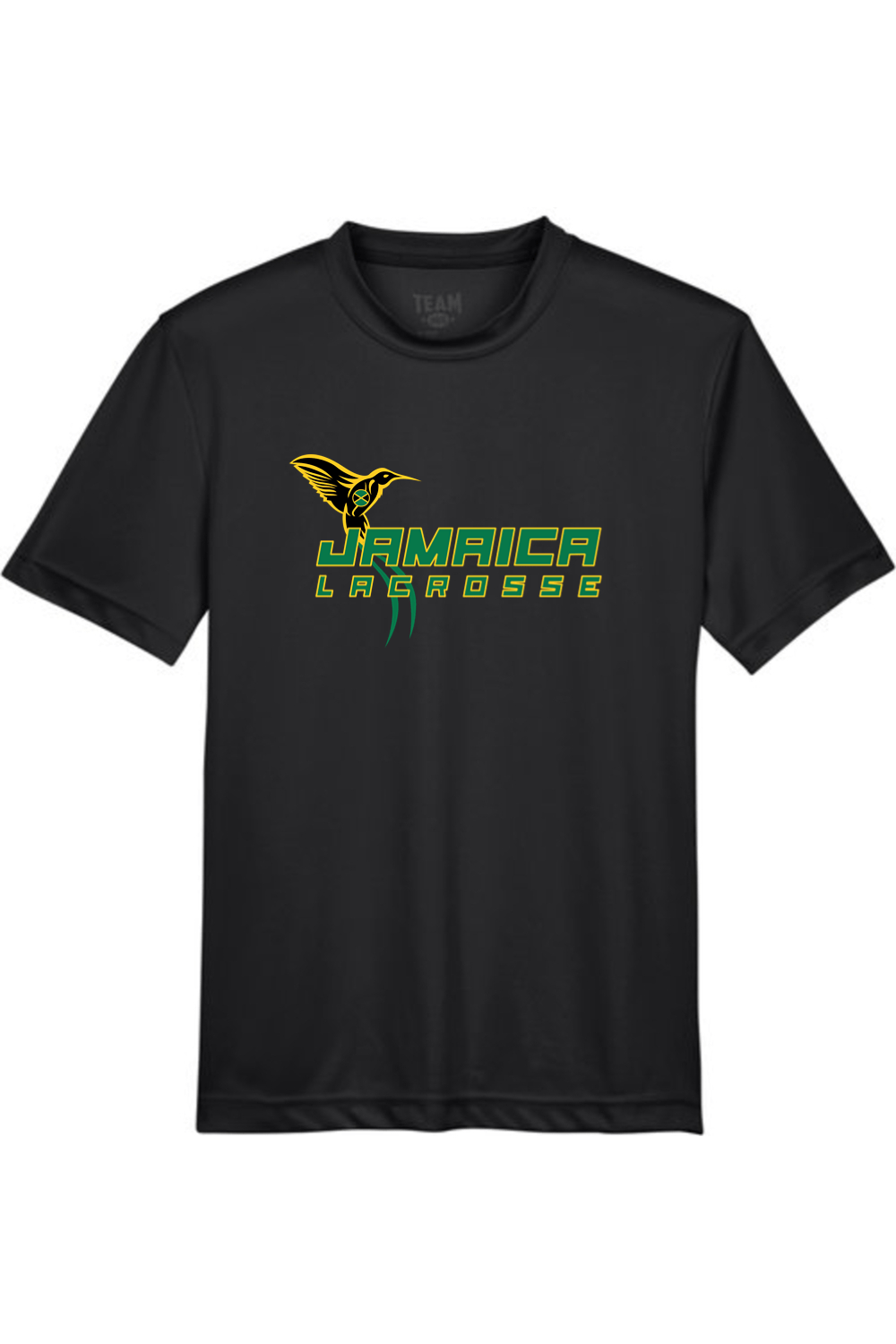Jamaica Lacrosse Youth Athletic T-Shirt Signature Lacrosse