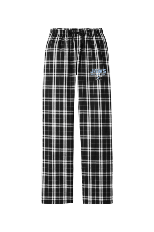 Jaws Lacrosse Adult Women's Flannel Plaid Pants Signature Lacrosse