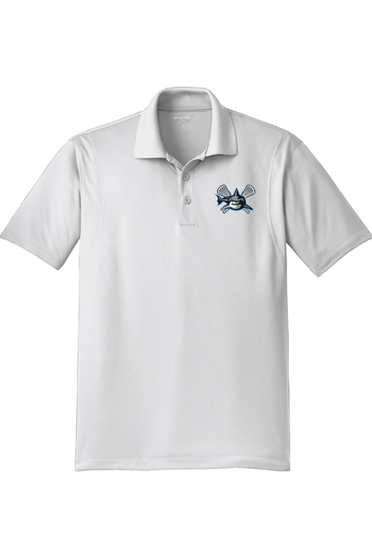 Jaws Lacrosse Club Adult Embroidered Athletic Polo Signature Lacrosse