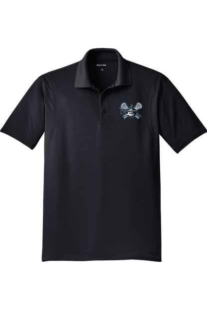 Jaws Lacrosse Club Adult Embroidered Athletic Polo Signature Lacrosse