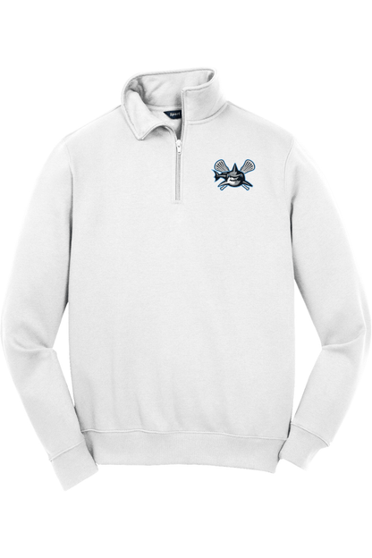 Jaws Lacrosse Club Adult Embroidered Quarter-Zip Pullover Signature Lacrosse