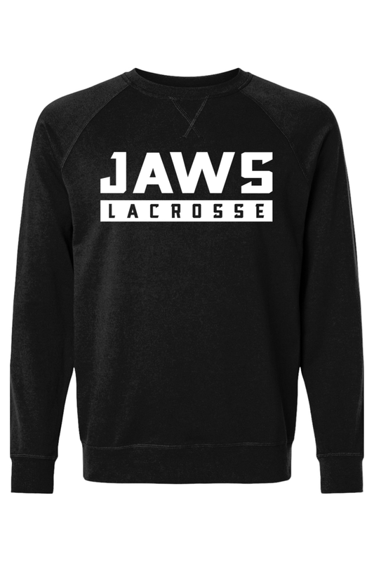 Jaws Lacrosse Club Adult Heavyweight Raglan Long Sleeve Signature Lacrosse