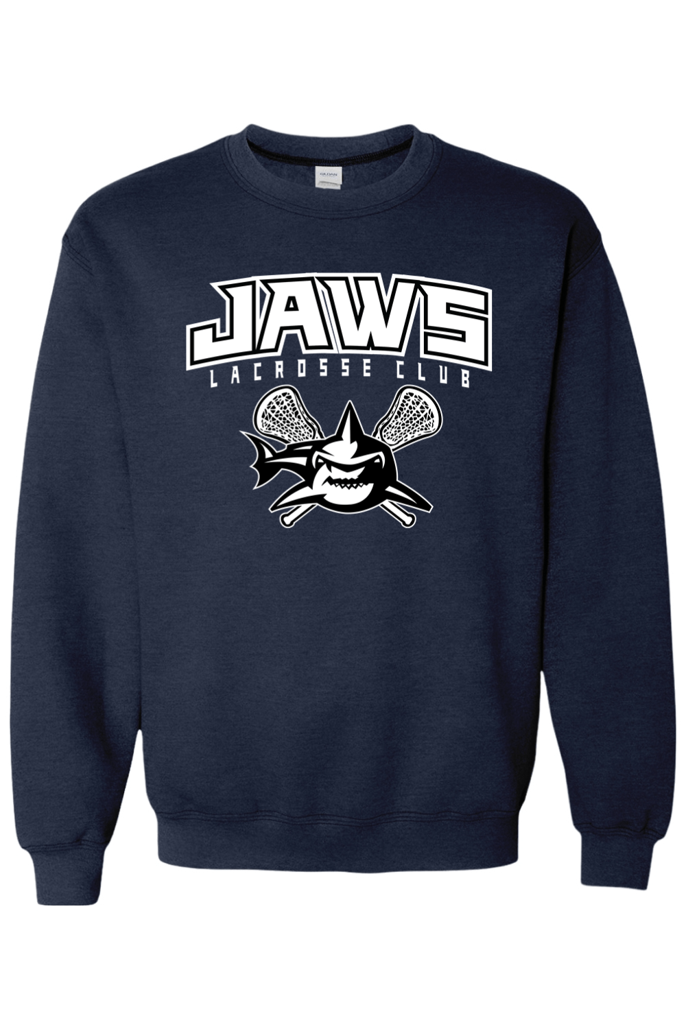 Jaws Lacrosse Club Adult Heavyweight Sweatshirt Signature Lacrosse