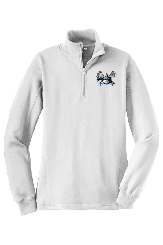 Jaws Lacrosse Club Adult Women's Embroidered Quarter-Zip Pullover Signature Lacrosse