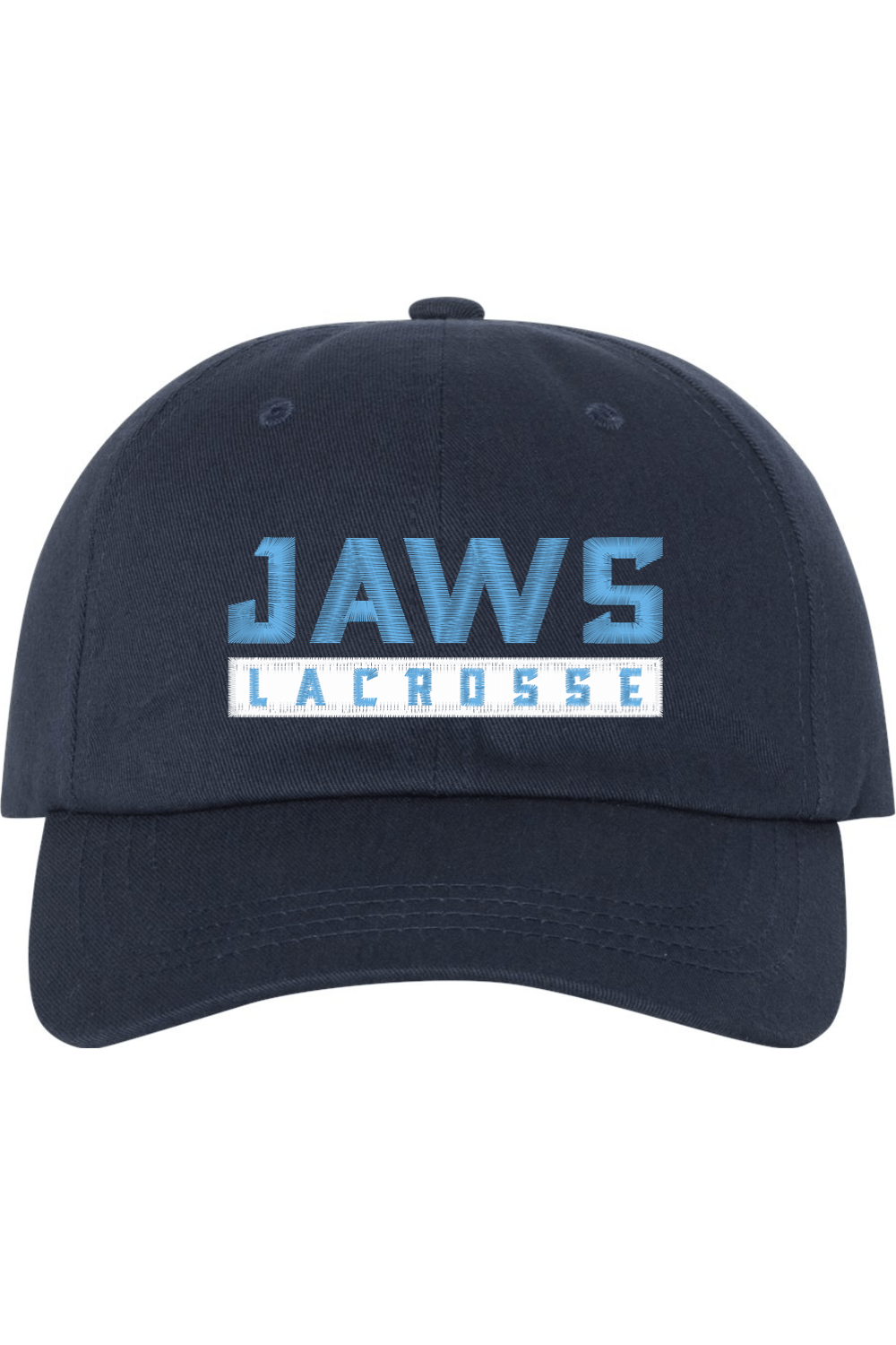 Jaws Lacrosse Club Embroidered Dad Hat Signature Lacrosse