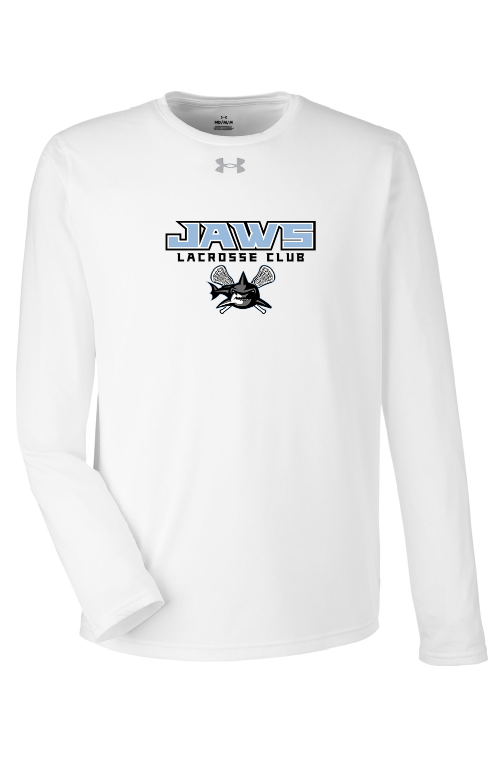 Jaws Lacrosse Club Under Armour Men's Team Tech Long-Sleeve T-Shirt Signature Lacrosse