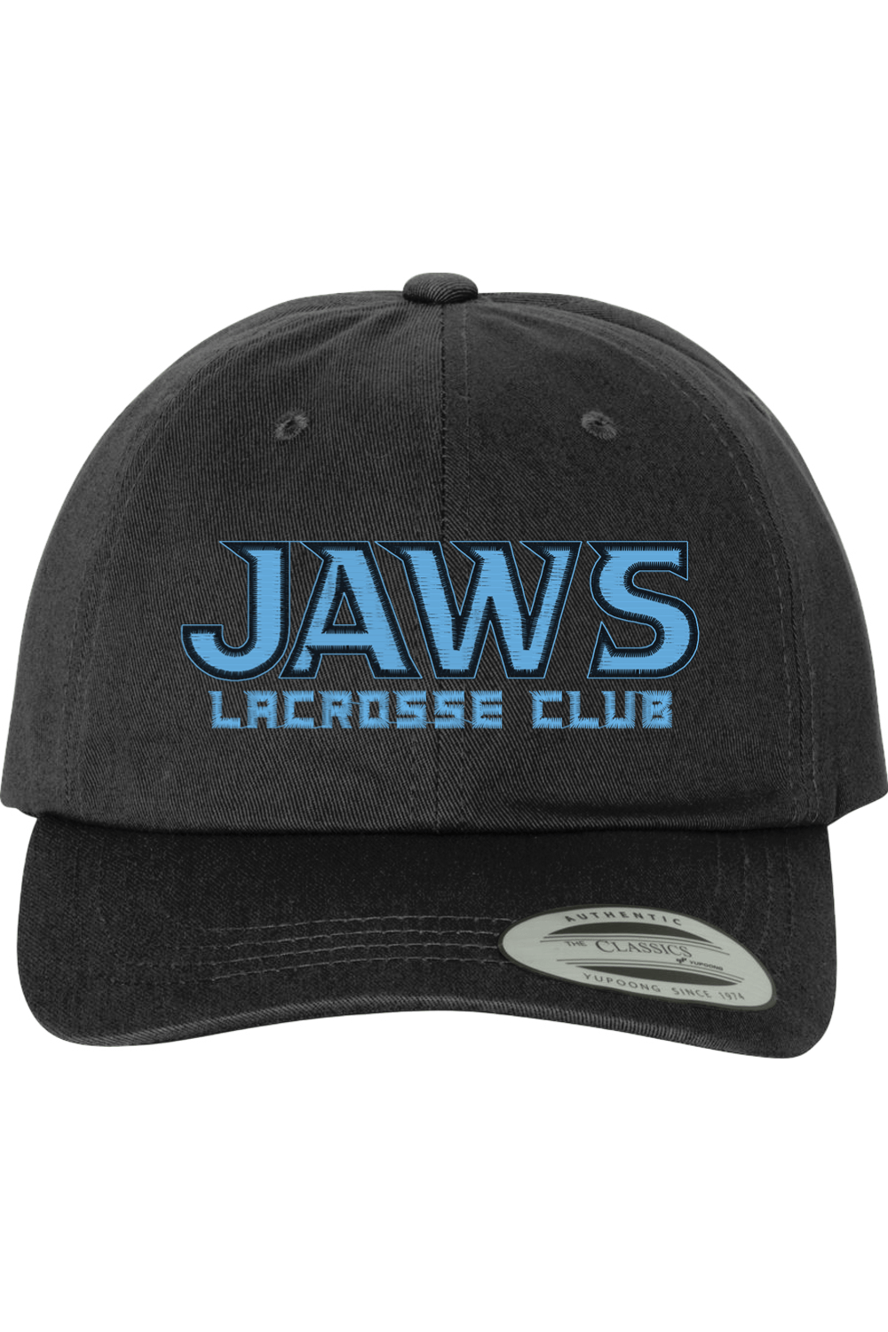 Jaws Lacrosse Embroidered Dad Hat Signature Lacrosse
