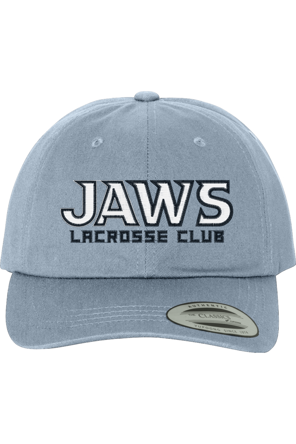 Jaws Lacrosse Embroidered Dad Hat Signature Lacrosse