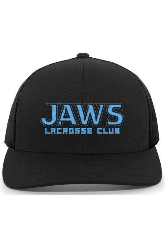 Jaws Lacrosse Embroidered Trucker Hat Signature Lacrosse