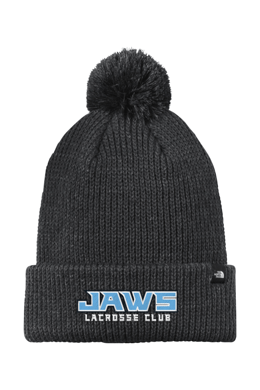 Jaws Lacrosse North Face Pom Beanie Signature Lacrosse