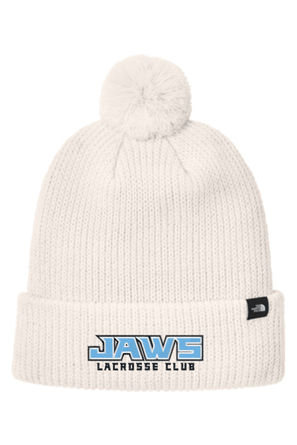 Jaws Lacrosse North Face Pom Beanie Signature Lacrosse