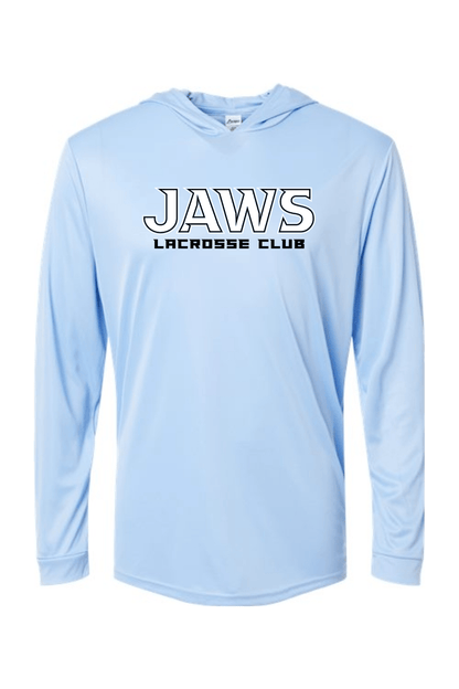 Jaws Lacrosse Paragon Bahama Performance Hooded Long Sleeve T-Shirt Signature Lacrosse