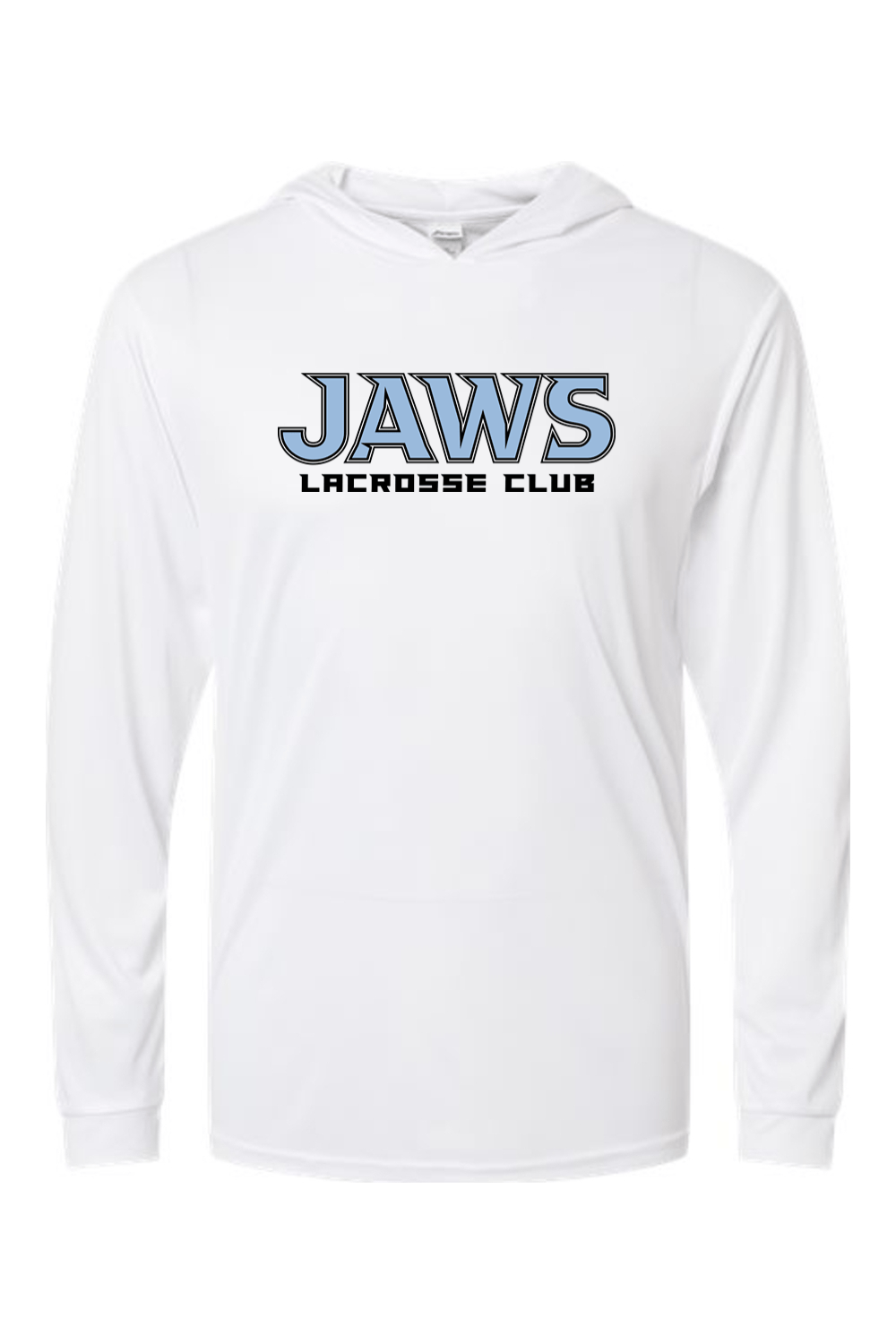 Jaws Lacrosse Paragon Bahama Performance Hooded Long Sleeve T-Shirt Signature Lacrosse
