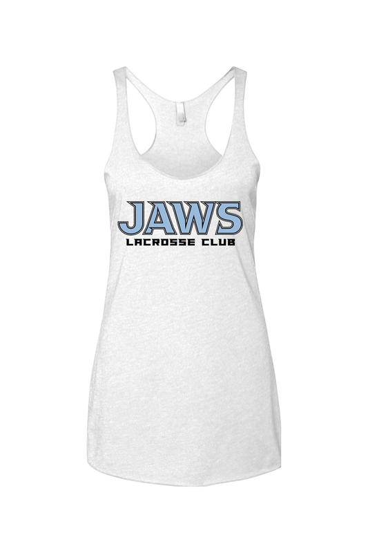 Jaws Lacrosse Women's Triblend Racerback Tank Signature Lacrosse