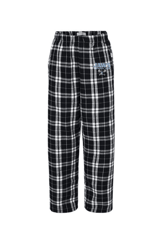 Jaws Lacrosse Youth Flannel Pants Signature Lacrosse