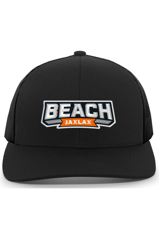 Jax Lax Beach Embroidered Trucker Hat Signature Lacrosse