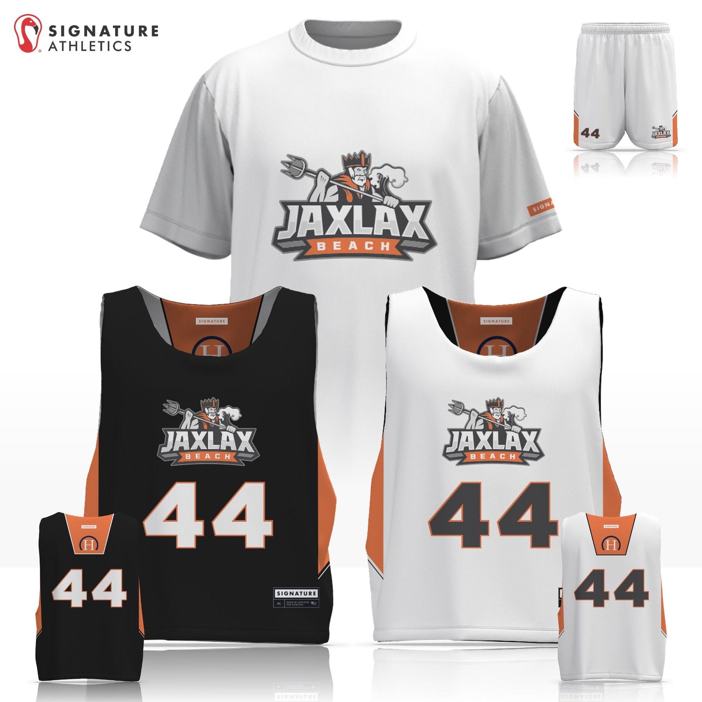 Jax Lax Beach Men's 3 Piece Player Package: JaxLax Beach 10U Signature Lacrosse
