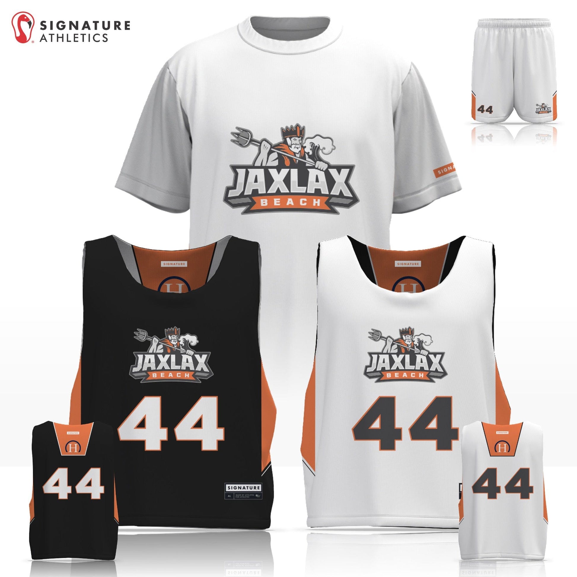 Jax Lax Beach Men's 3 Piece Player Package: JaxLax Beach 10U Signature Lacrosse