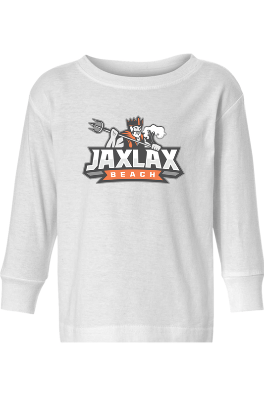 Jax Lax Beach Toddler Long Sleeve T-Shirt Signature Lacrosse