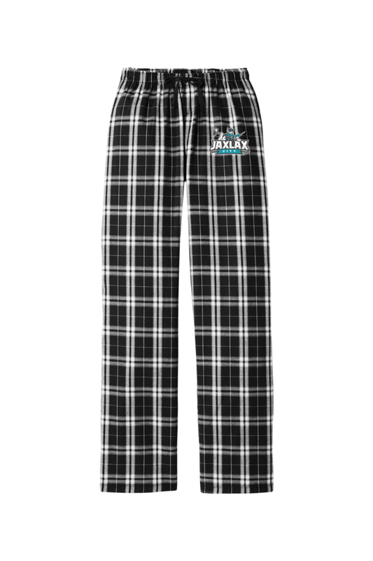 Jax Lax City Adult Women's Flannel Plaid Pants Signature Lacrosse