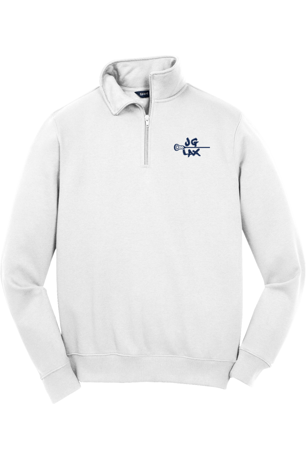 JG Lacrosse Adult Embroidered Quarter-Zip Pullover Signature Lacrosse