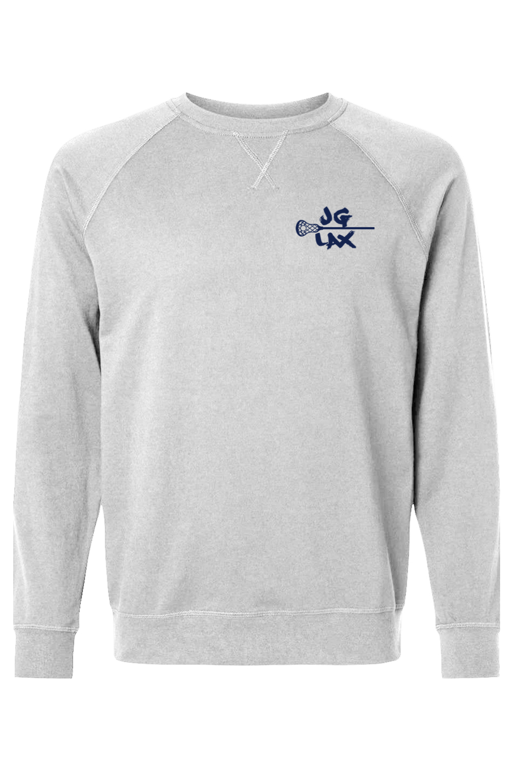 JG Lacrosse Adult Heavyweight Raglan Long Sleeve Signature Lacrosse