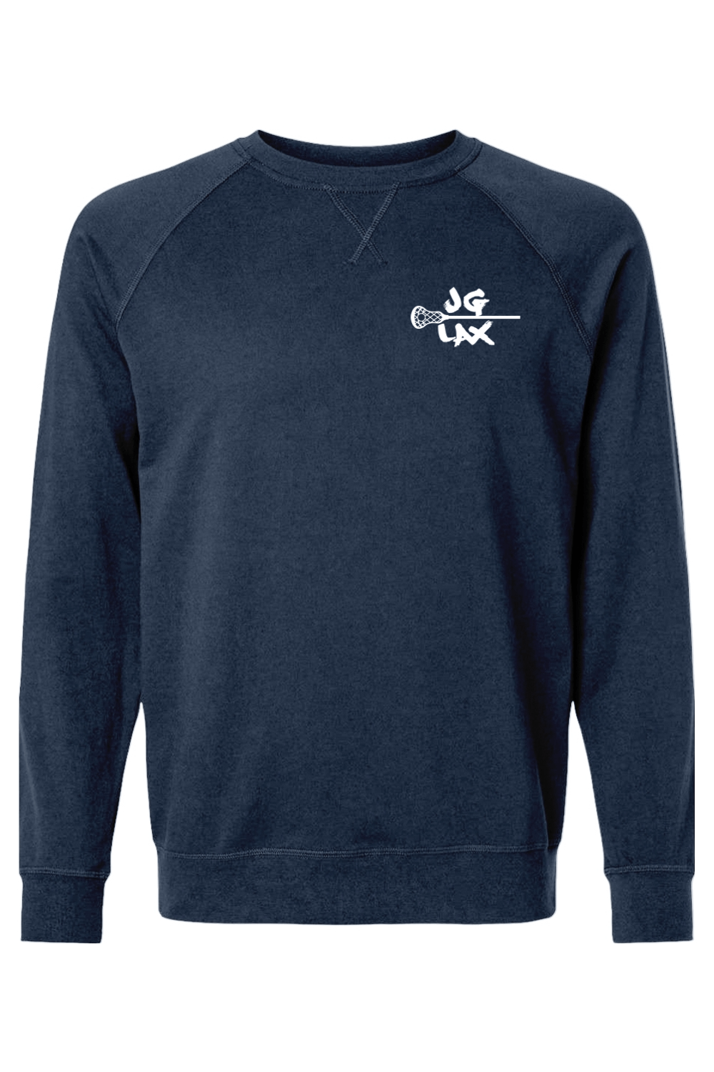 JG Lacrosse Adult Heavyweight Raglan Long Sleeve Signature Lacrosse
