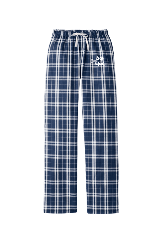 JG Lacrosse Adult Women's Flannel Plaid Pants Signature Lacrosse
