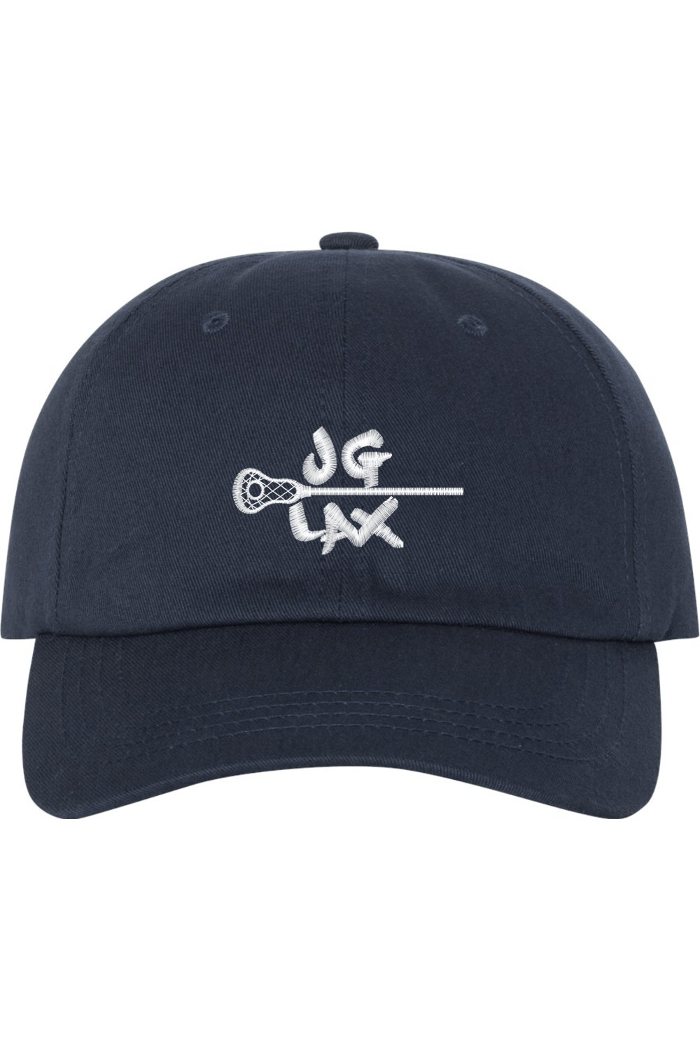 JG Lacrosse Embroidered Dad Hat Signature Lacrosse