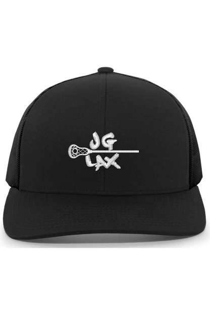 JG Lacrosse Embroidered Trucker Hat Signature Lacrosse
