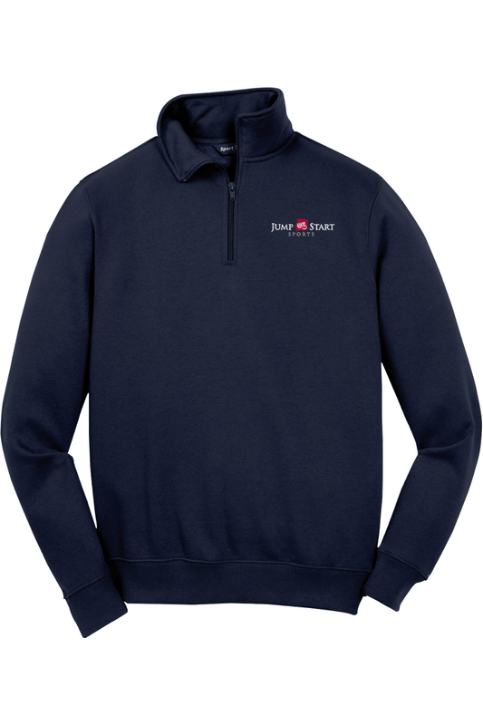 Jump Start Sports Adult Embroidered Quarter-Zip Pullover Signature Lacrosse