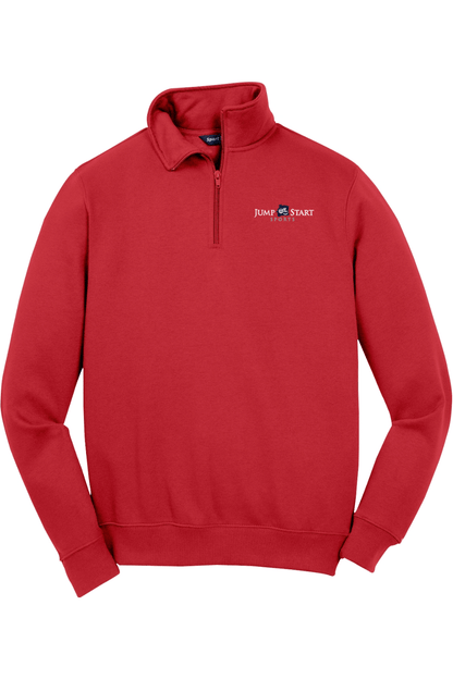 Jump Start Sports Adult Embroidered Quarter-Zip Pullover Signature Lacrosse