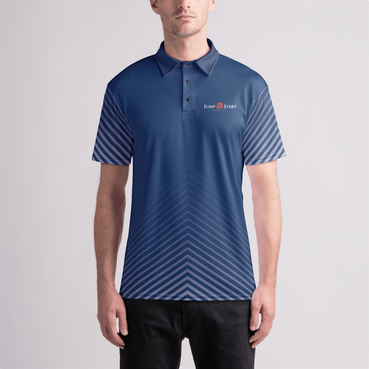 Jump Start Sports Adult Sublimated Athletic Polo Signature Lacrosse