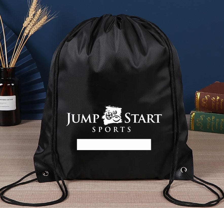 Jump Start Sports Drawstring Cinch Bags- Qty. 50 Bulk Pack Signature Lacrosse