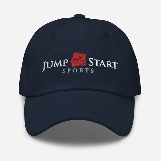 Jump Start Sports Embroidered Dad Hat Signature Lacrosse