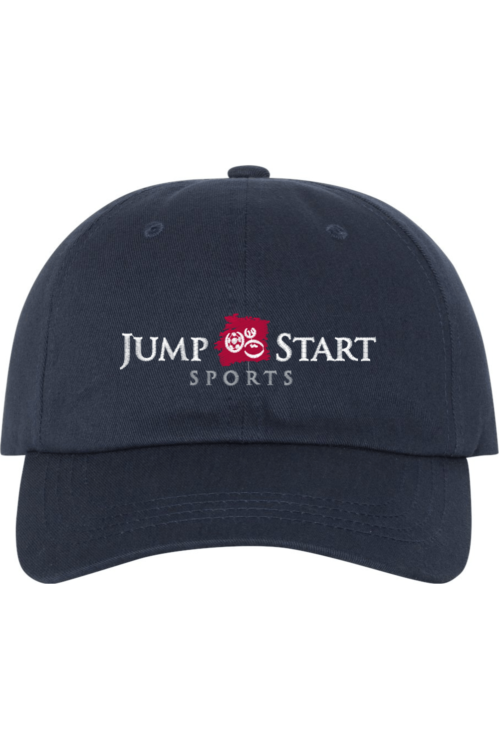 Jump Start Sports Embroidered Dad Hat Signature Lacrosse