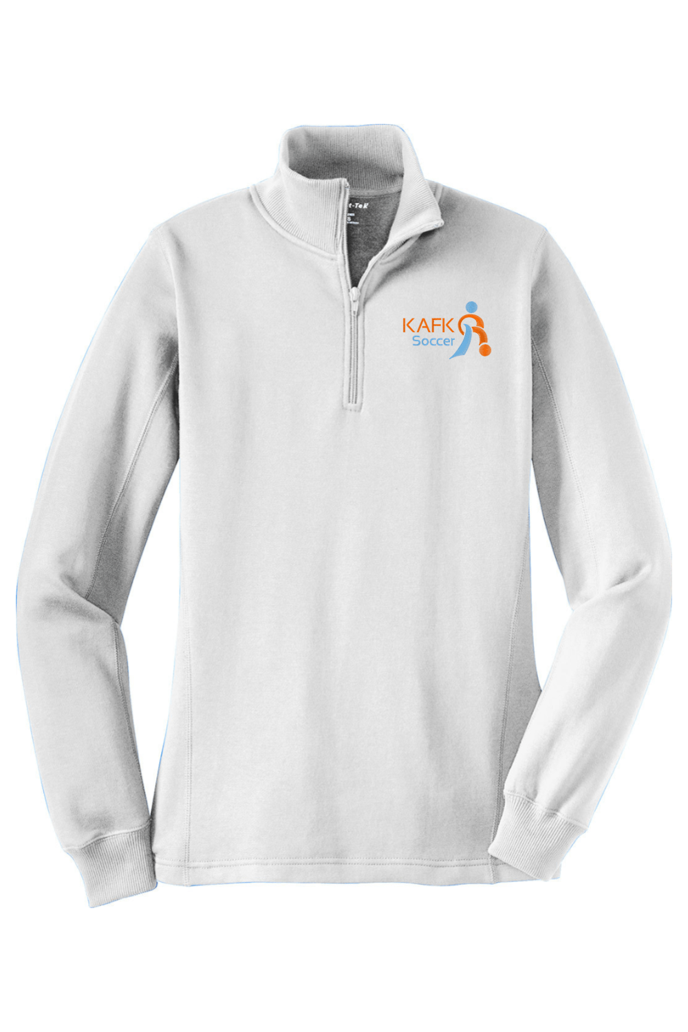 KAFK Soccer Adult Women's Embroidered Quarter-Zip Pullover Signature Lacrosse