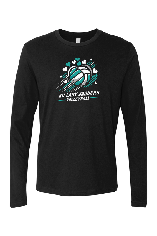 KC Jaguars Volleyball Adult Long Sleeve T-Shirt Signature Lacrosse