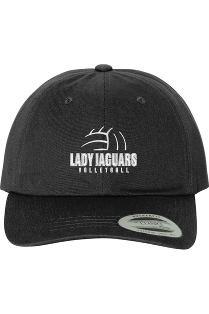 KC Jaguars Volleyball Embroidered Dad Hat Signature Lacrosse