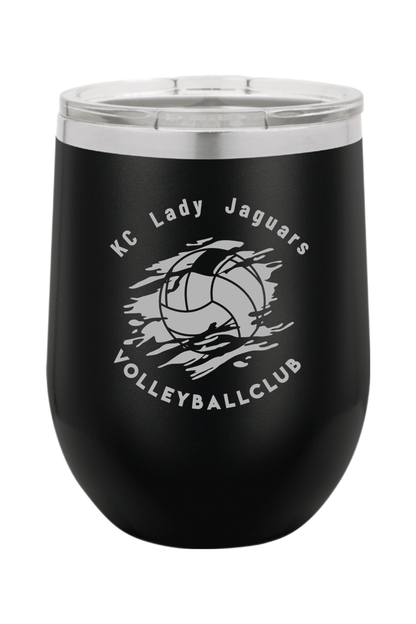KC Jaguars Volleyball Insulated Wine Tumbler Signature Lacrosse