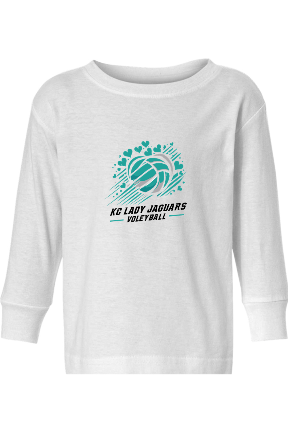 KC Jaguars Volleyball Toddler Long Sleeve T-Shirt Signature Lacrosse