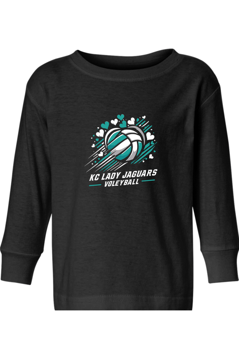 KC Jaguars Volleyball Toddler Long Sleeve T-Shirt Signature Lacrosse