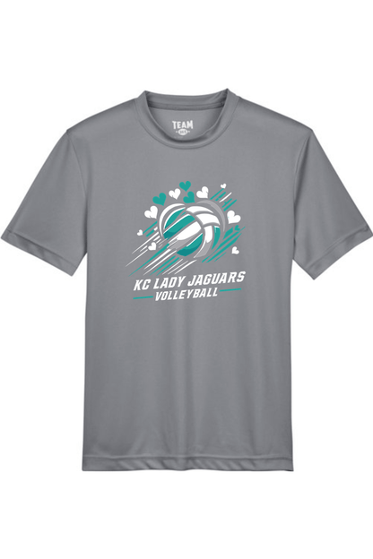 KC Jaguars Volleyball Youth Athletic T-Shirt Signature Lacrosse