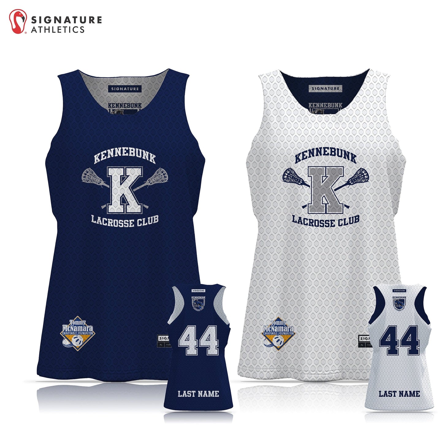Kennebunk Lacrosse Club Women's Basic Tournament Pinnie: Girls 3/4 Signature Lacrosse