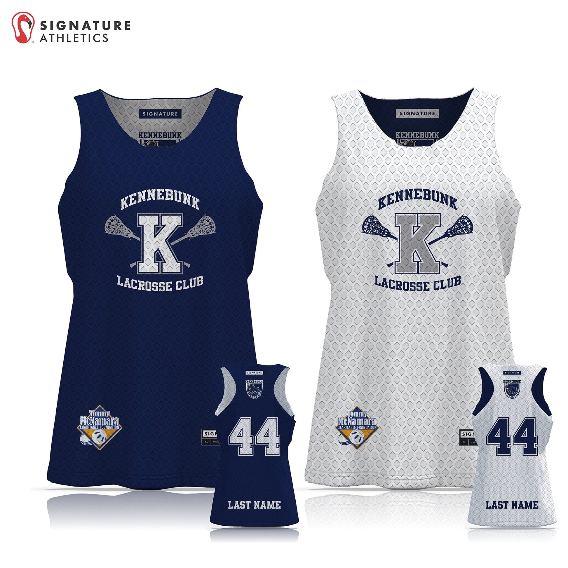 Kennebunk Lacrosse Club Women's Basic Tournament Pinnie: Girls 3/4 Signature Lacrosse